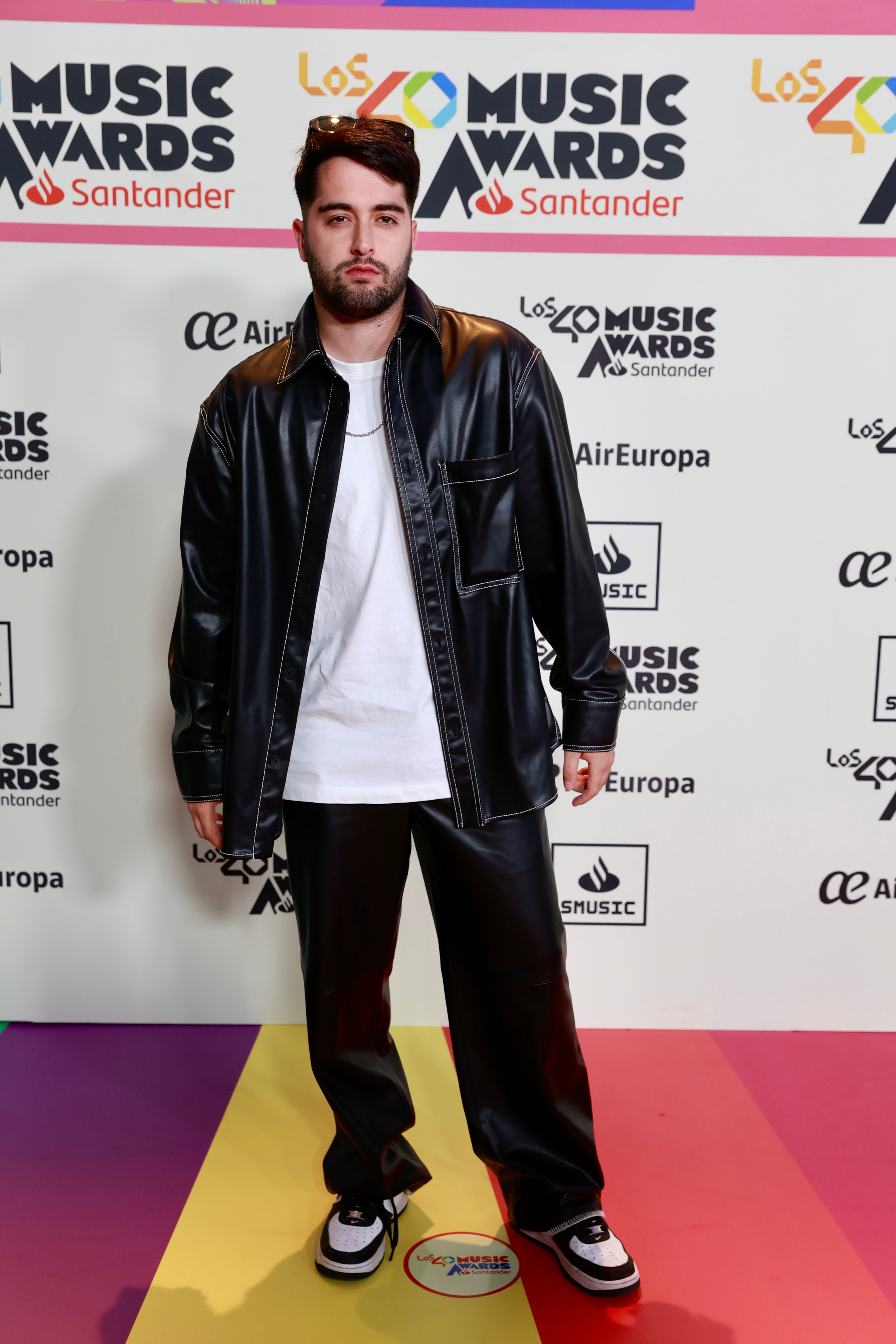 Chema Rivas, en la cena de nominados de LOS40 Music Awards Santander 2023.