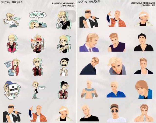 Los Emojis de Justin Bieber