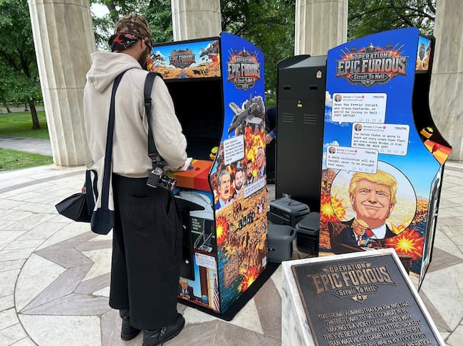 Epic Furious, el videojuego retro que repasa La Guerra de Irán