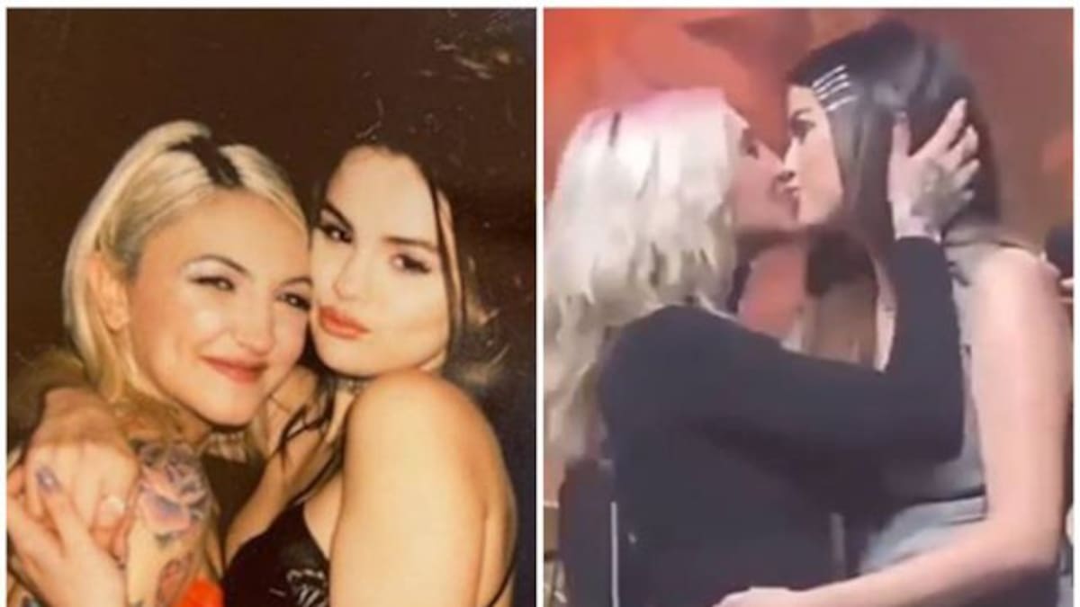 Así fue el polémico beso entre Selena Gomez y Julia Michaels
