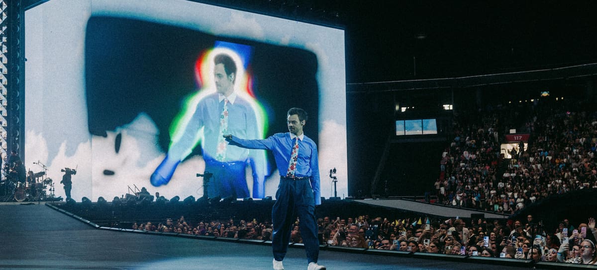 Harry Styles en concierto, durante su gira Together, Together Tour en el estadio Johan Cruijff Arena. Ámsterdam (Países Bajos), mayo de 2026.