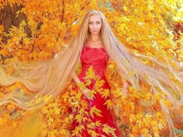 Rapunzel es real: Alena Kravchenko tiene 30 años sin cortarse el cabello
