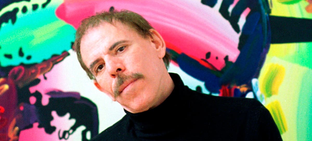 Peter Max, en su estudio de Nueva York.