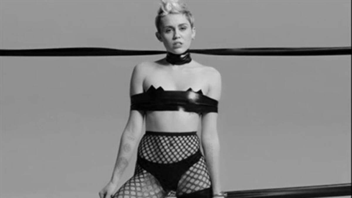 Miley presenta vídeo sadomasoquista