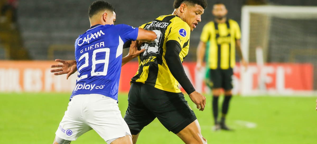 Bruno Betancor, en 2023 en Peñarol