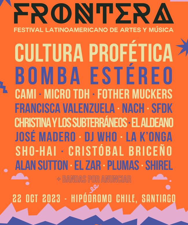 Line up Festival Frontera 2023