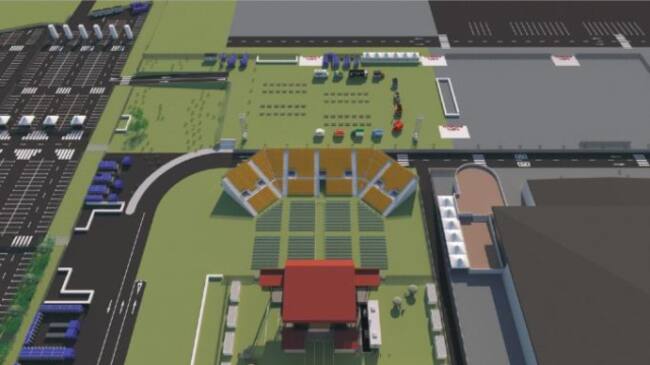 Maqueta virtual del plan de la feria de congresos de Madrid para reactivar la música en directo.