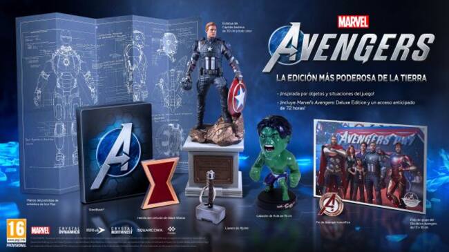 Así son las ediciones especiales de Marvel's Avengers