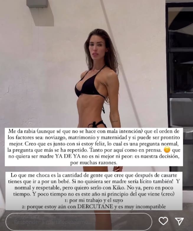 Marta López Álamo en Instagram