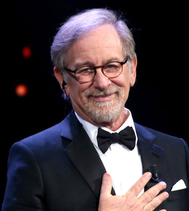 Una fotografía de Steven Spielberg recogiendo un premio en Roma / Getty