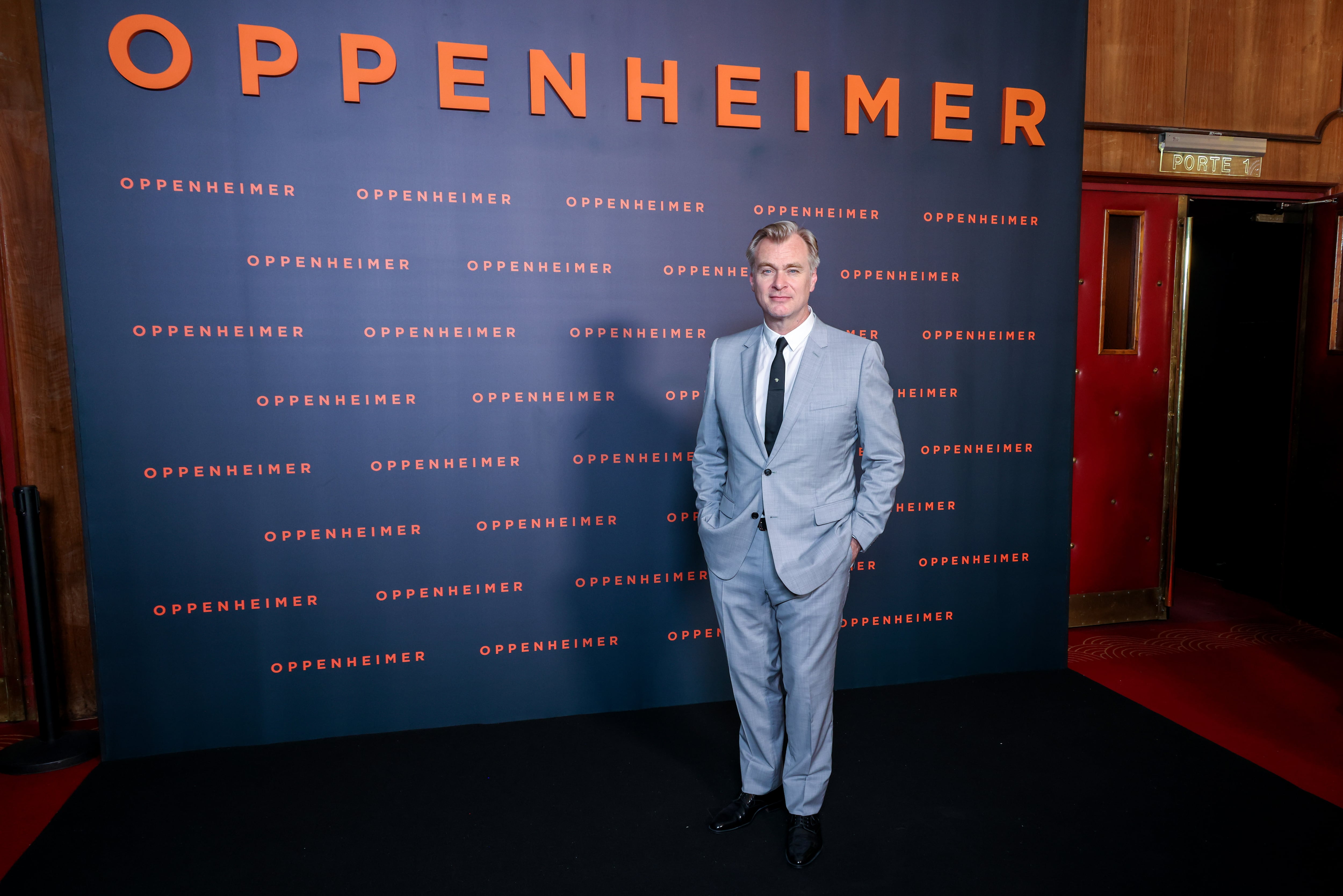 Christopher Nolan en la premiere  de &#039;Oppenheimer&#039;. / Pierre Suu/WireImage