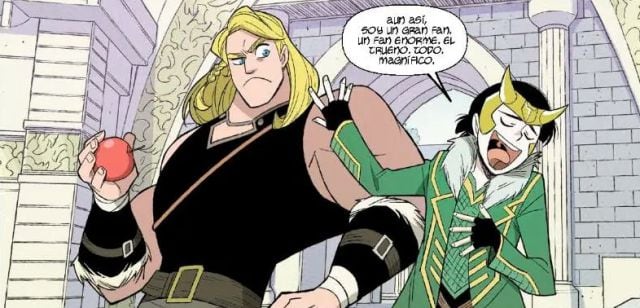 Thor & Loki en su versión más juvenil.