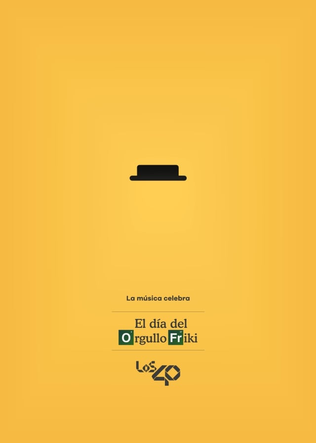 Póster LOS40 x Breaking Bad.