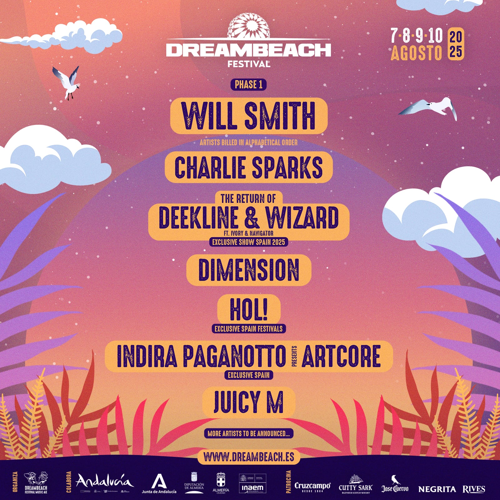 Primeros confirmados del Dreambeach 2025