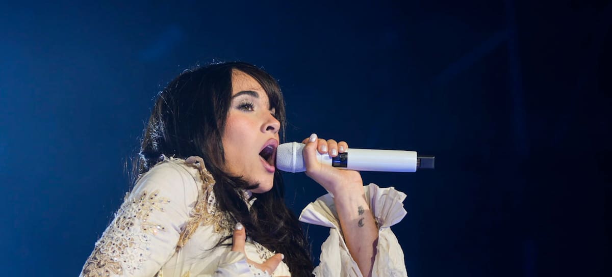 Aitana, en concierto en Roquetas de Mar (Almería) como arranque de su gira 'Cuarto Azul World Tour'. (Photo By Marian Leon/Europa Press via Getty Images)