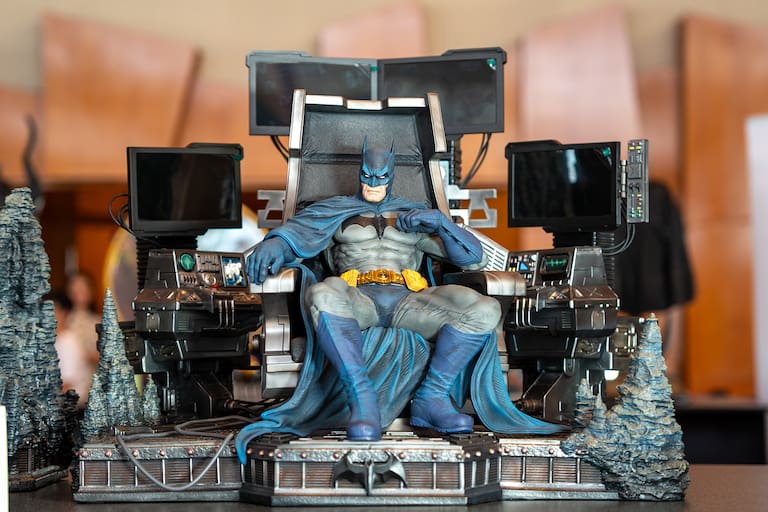 Figura de Batman en San Diego Comic-Con Málaga.