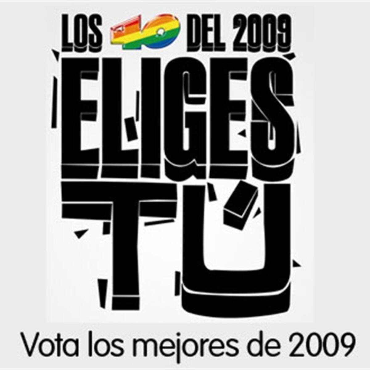 Votaste y asi quedó el ranking de 'los 40 del 2009'