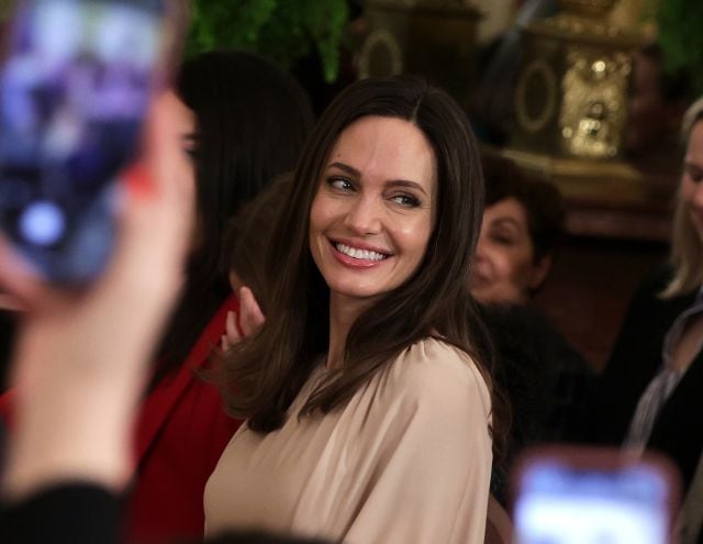 Angelina Jolie en una gala de Estados Unidos