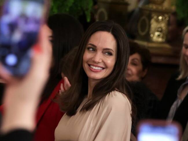 Angelina Jolie en una gala de Estados Unidos