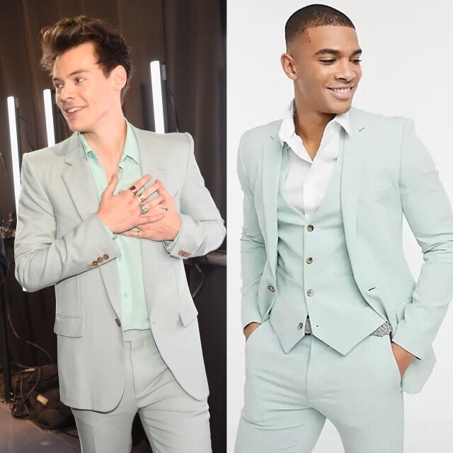 Harry Styles y su traje verde menta en el show de Victoria&#039;s Secret