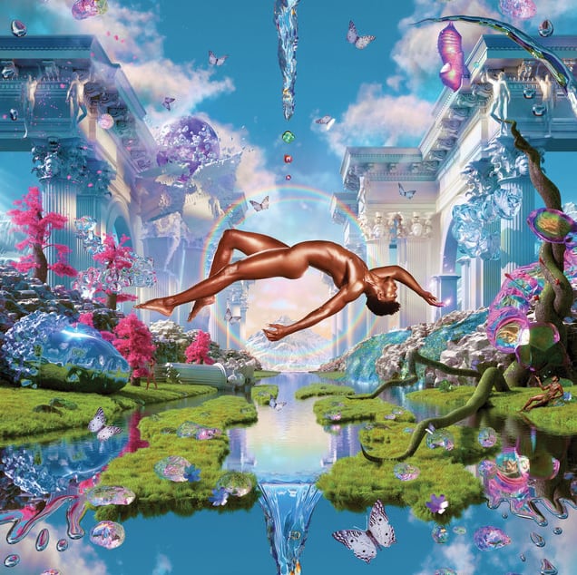 Portada del álbum 'MONTERO' de Lil Nas X (2021).