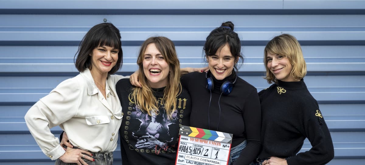 Imagen promocional de las creadoras y directora de 'Yo Siempre A Veces', la nueva serie de Movistar+.