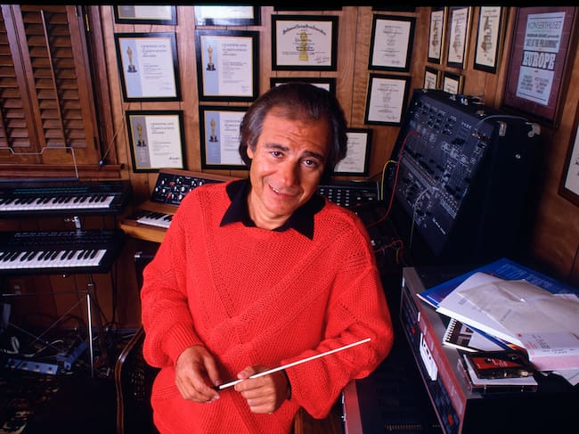El compositor argentino Lalo Schifrin en 1989.