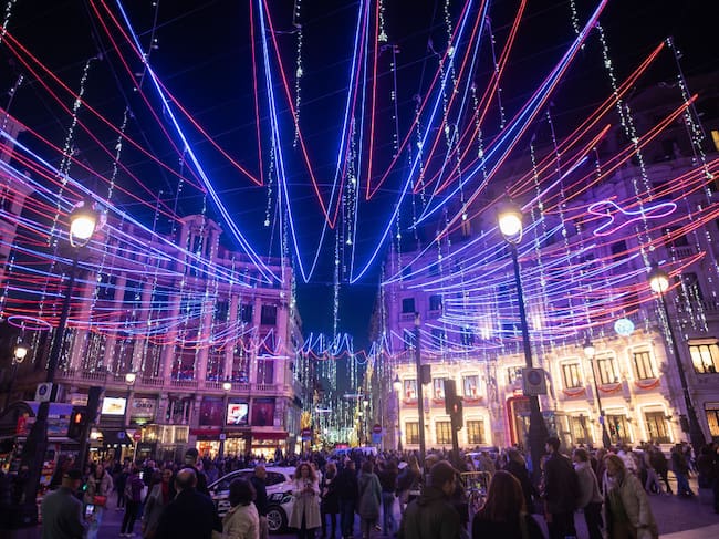 Luces de Navidad en Madrid