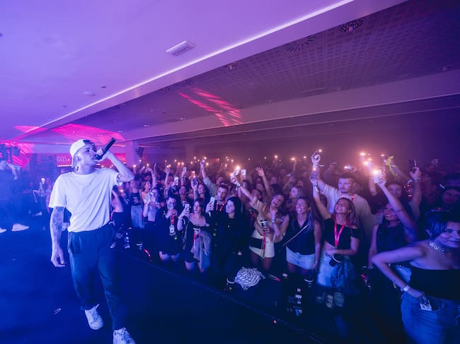 Pole actuando en el Desalia 2023