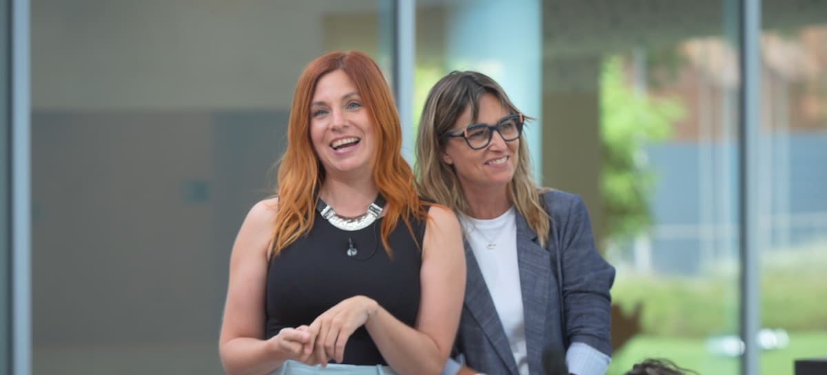 Leire Martínez y Noemí Galera en los castings de 'OT 2025'
