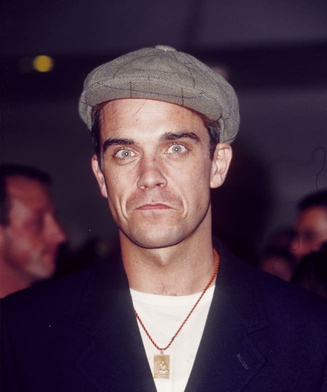 Robbie Williams en la premiere de &#039;Nobody Someday&#039;