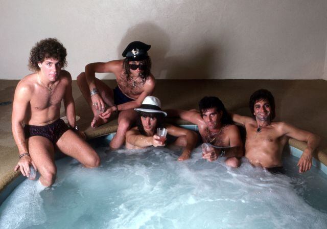 La banda Bon Jovi en 1985.