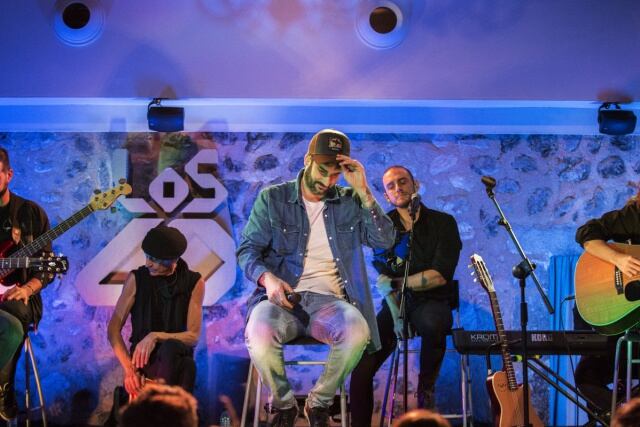 Melendi, durante su Secret Show con LOS40.