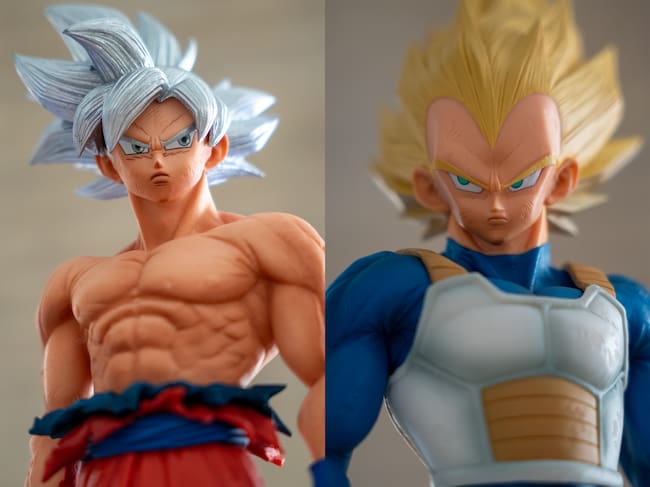 Goku y Vegita Super Master Stars Piece Genkidamatsuri