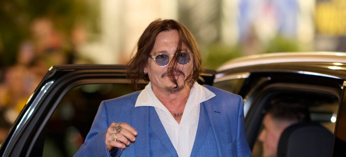 Johnny Depp a su llegada al Hotel María Cristina el 23 de Septiembre 23, 2024 (San Sebastián).