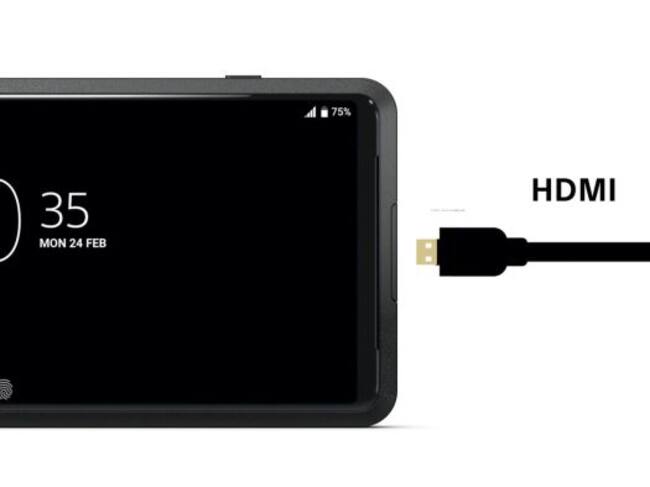 El primer móvil con HDMI.
