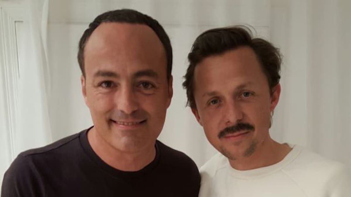 Luis Lopez con Martin Solveig