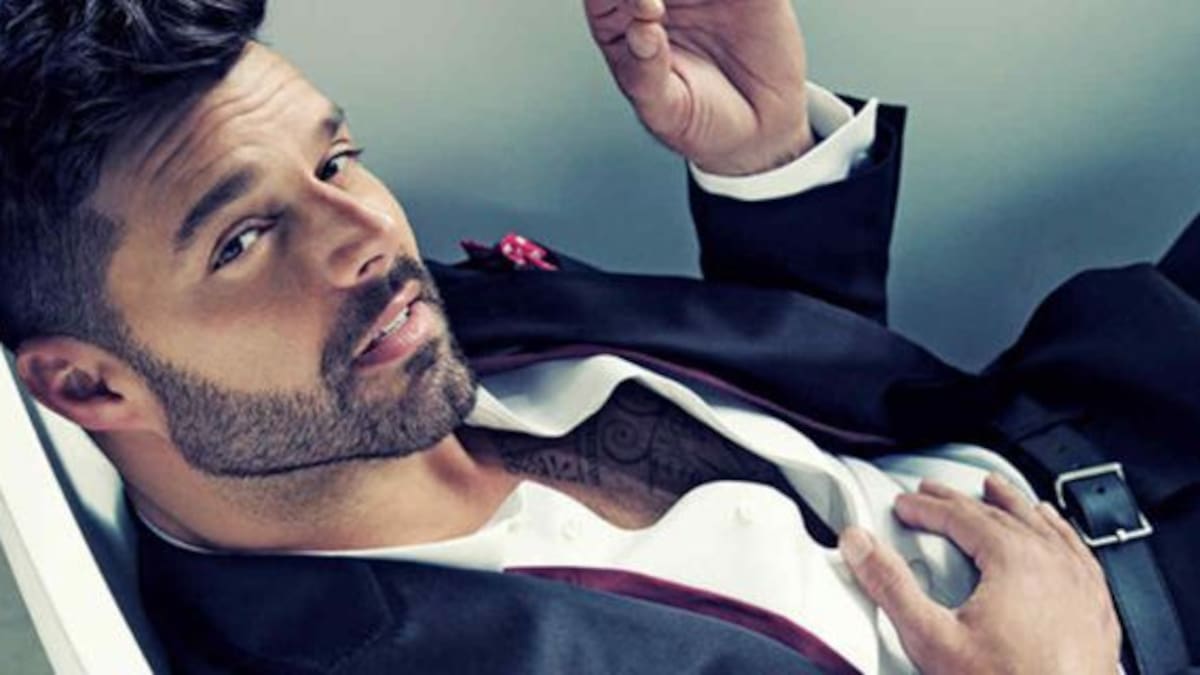 Ricky Martin y sus gemelos flotan