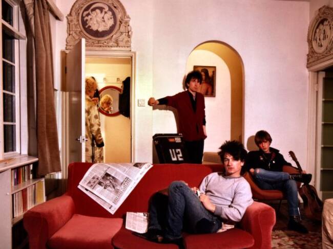 U2, en una sesión de fotos de 1979.