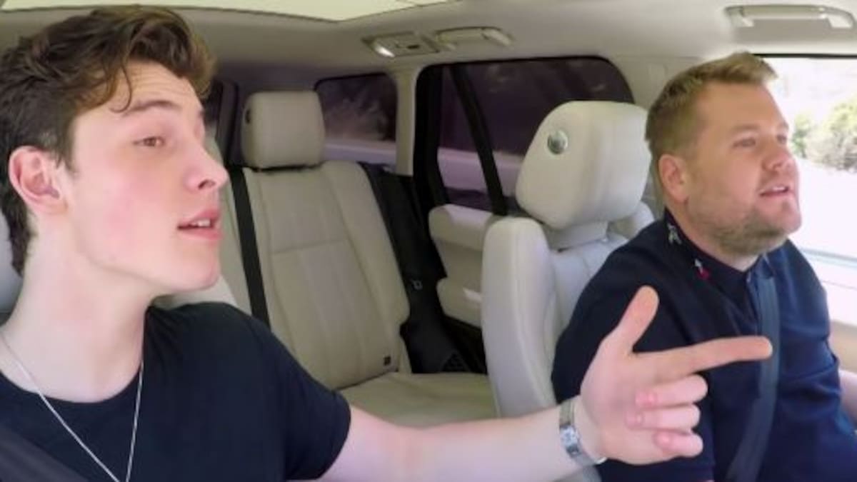Shawn Mendes saca su lado más rebelde en el 'Carpool Karaoke'