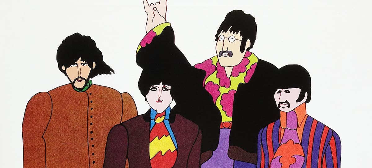 Póster de la película 'Yellow submarine', estrenada en 1968, dos años después de la grabación de la canción.