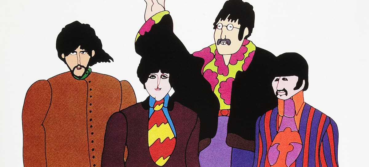 Póster de la película 'Yellow submarine', estrenada en 1968, dos años después de la grabación de la canción.