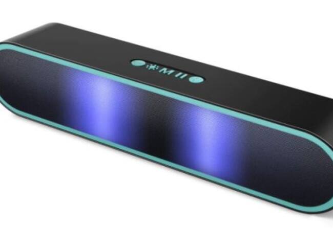 Altavoz con luces led.