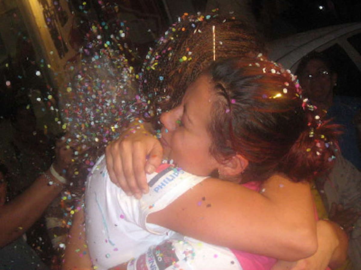 Un abrazo a Cinthia