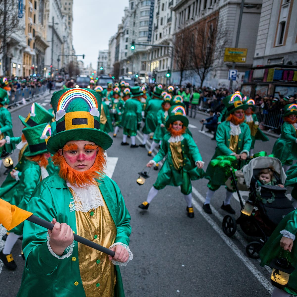 Desfile San Patricio 2026 en Madrid: horarios, recorrido, conciertos gratis y cortes de tráfico