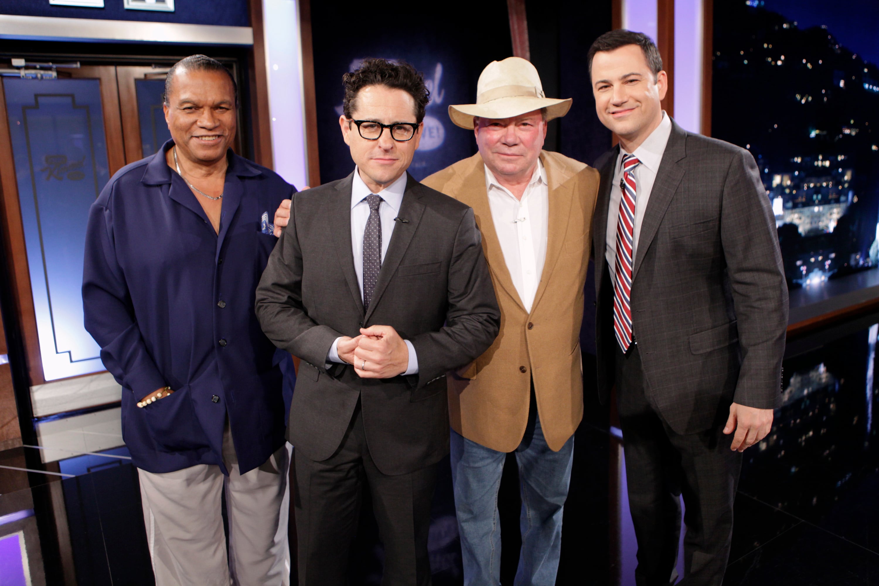 Huey P. Williams (a la izquierda) en 'El show de Jimmy Kimmel'.