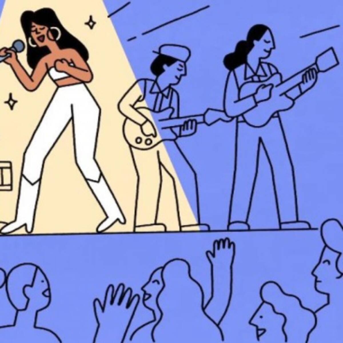 Google celebra a Selena Quintanilla con doodle musical