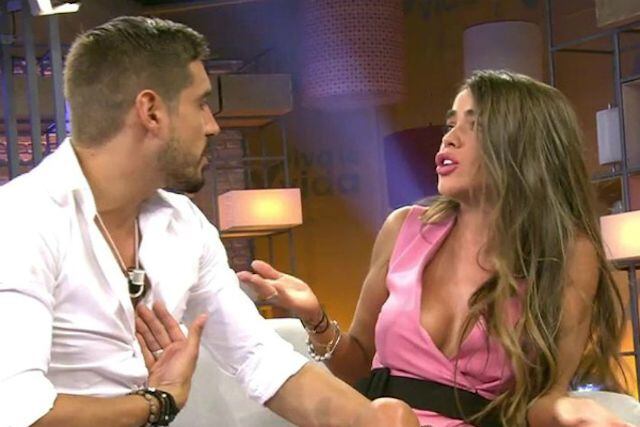 Fabio y Violeta discuten en directo