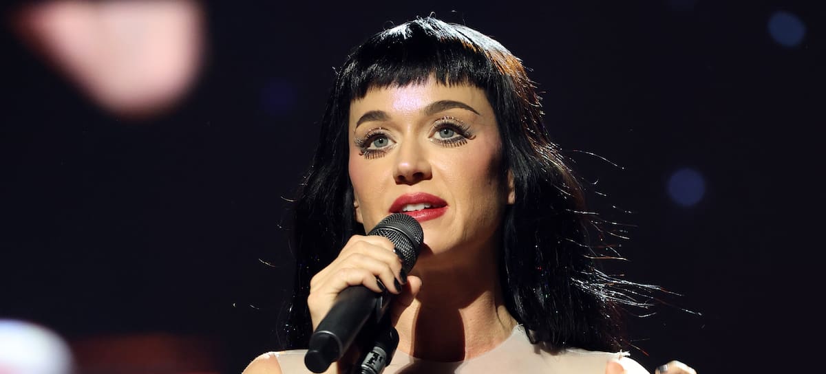 Katy Perry en el escenario de The Lifetimes Tour