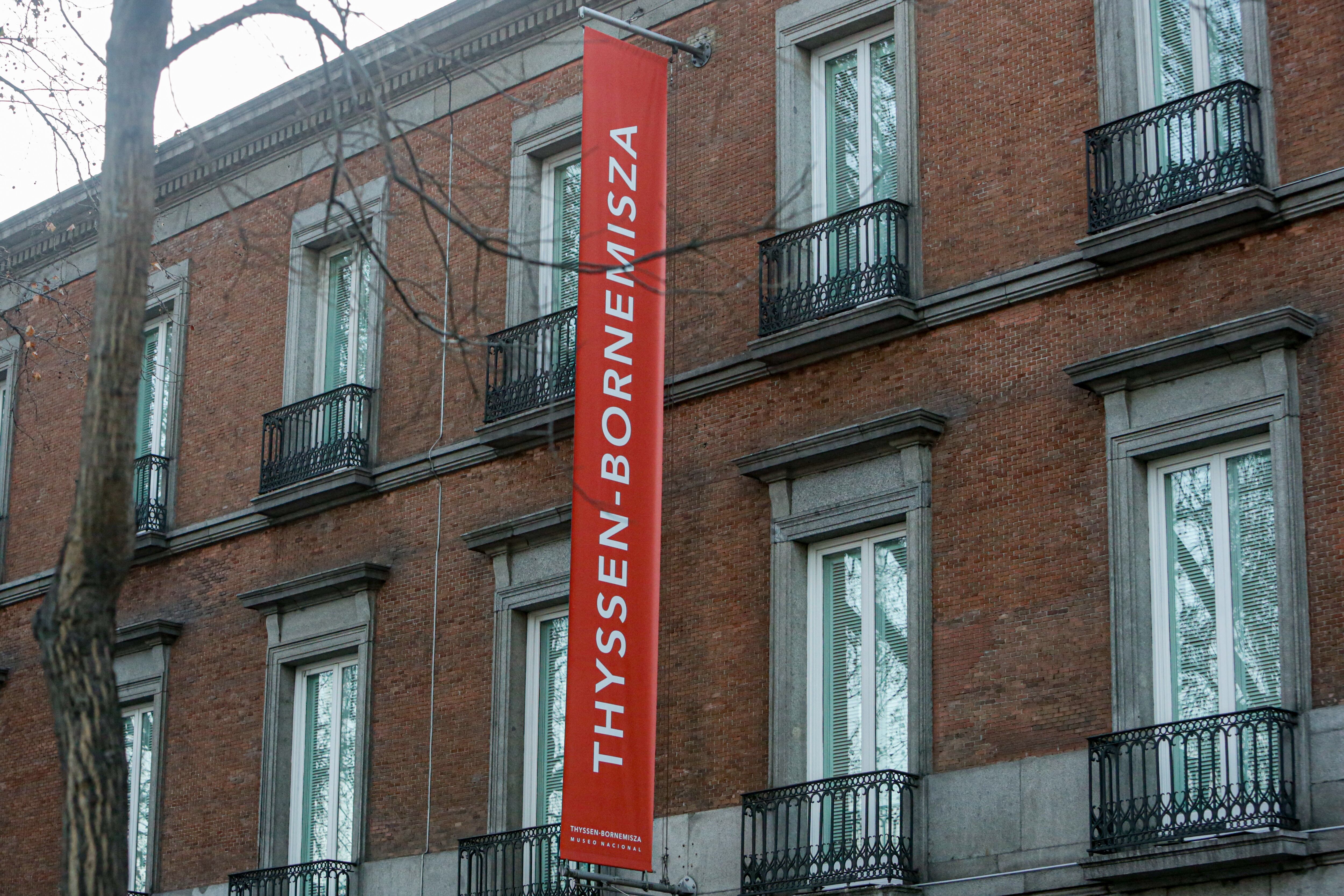 Fachada del museo Thyssen-Bornemisza Museum de Madrid